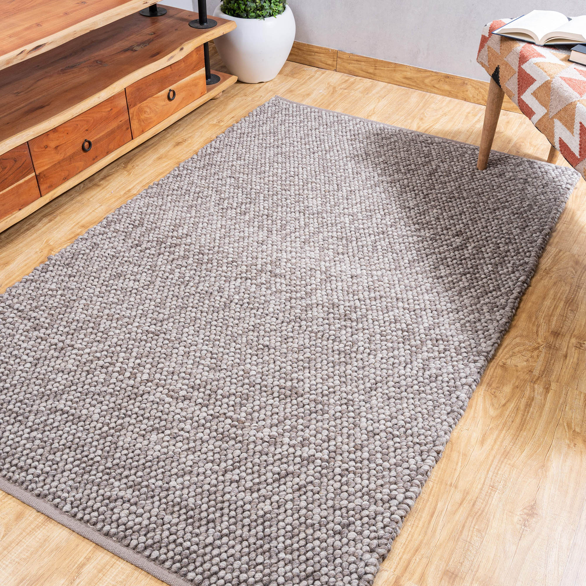 Avery Mahogany Curls Rug - Image 4