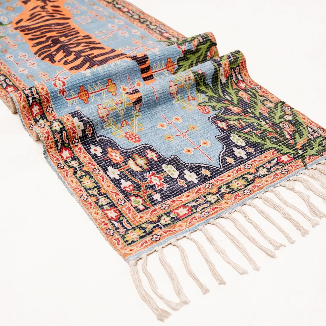 Imperial Tiger Chenille Table Runner - Image 3